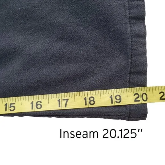 Lagenlook Lightweight Overalls Adjustable Cropped Charcoal Grey Size S/M - Picture 11 of 16